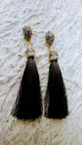 ARETES "GOTAS NEGRAS"