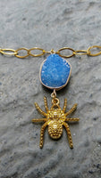 COLLAR "TARÁNTULA AZUL"